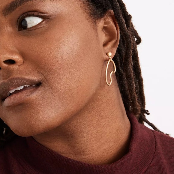 sale | madewell | squiggles statement earrings - Picture 7 of 7